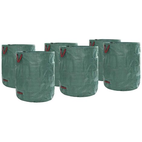 vidaXL Sacchi per Rifiuti da Giardino 12 pcs Verde 79 x 79 x 99.5 cm