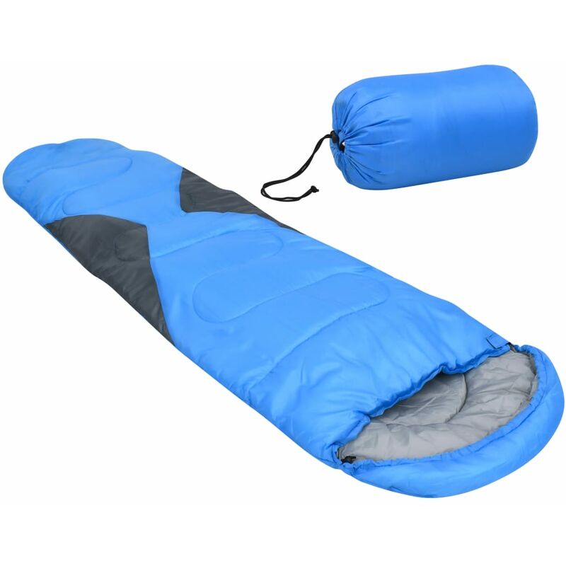 

vidaXL Saco de dormir azul 5℃ 1400g - Azul