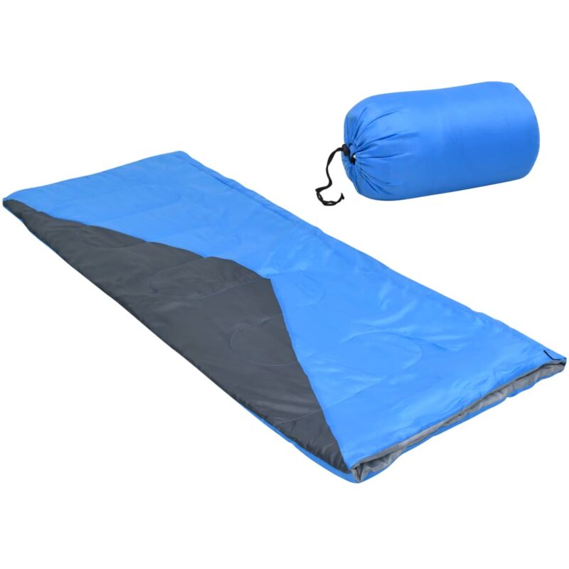 

Saco de dormir de sobre ligero azul 1100 g 10°C - Azul - Vidaxl