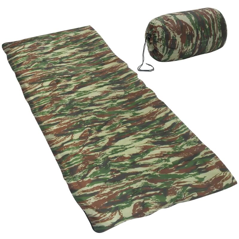 

Saco de dormir de sobre ligero camuflaje 1100 g 10 ° C - Multicolor - Vidaxl