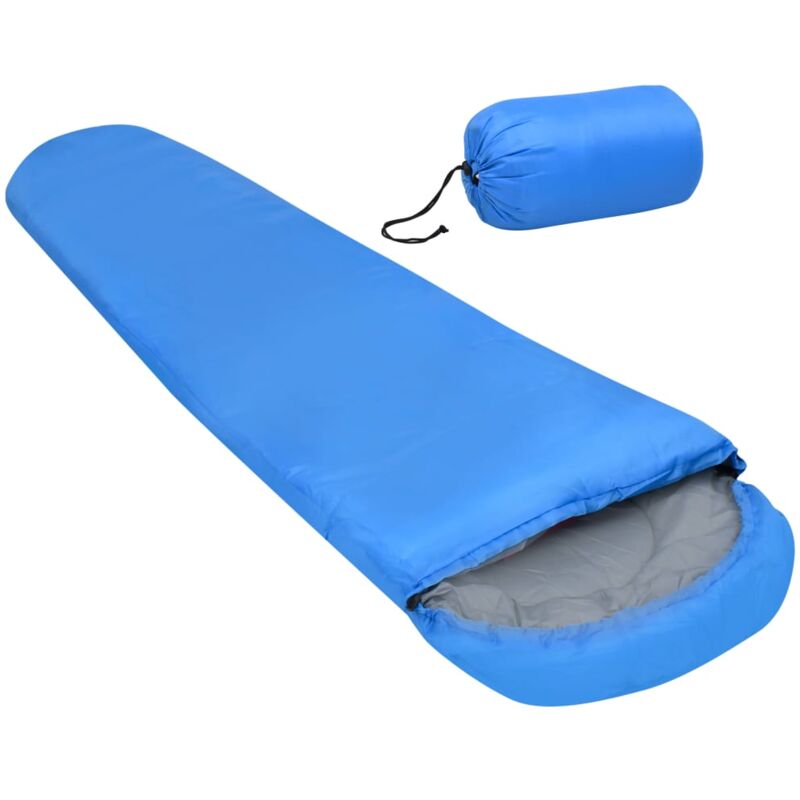 

Saco de dormir ligero azul 15℃ 850g - Azul - Vidaxl