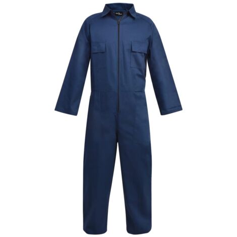 vidaXL Salopette pour hommes Taille L Bleu