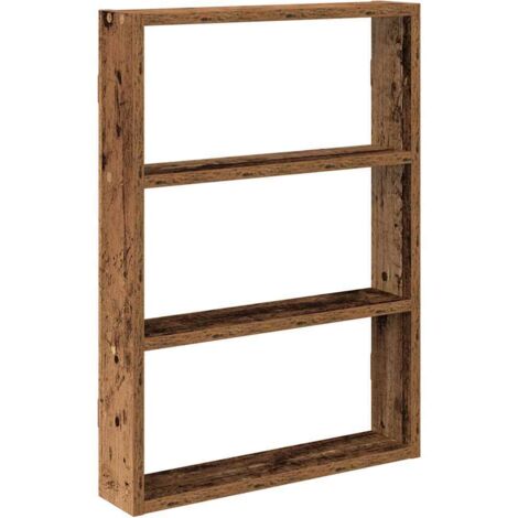 vidaXL Scaffale a Parete Legno Vecchio 43x9x60 cm in Truciolato