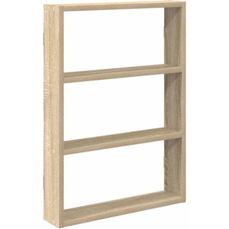vidaXL Scaffale a Parete Rovere Sonoma 43x9x60 cm in Truciolato