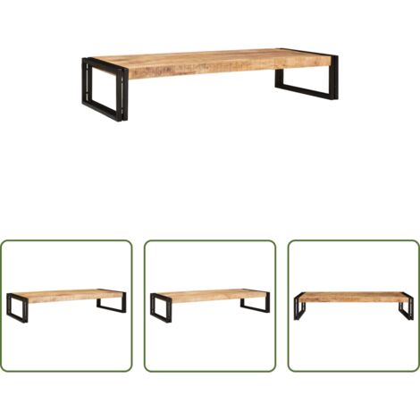 vidaXL Scaffale in ferro -  Mensola da bagno con lo scaffale Marrone 120 x 50 x 23 cm
