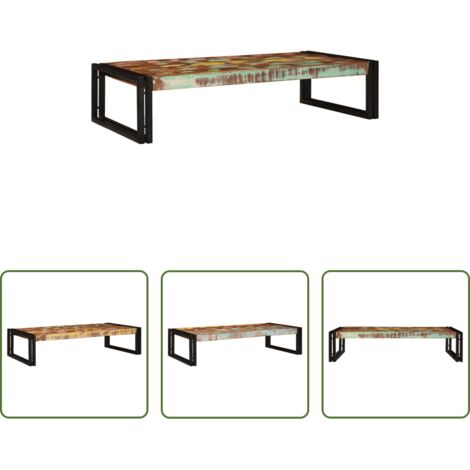 vidaXL Scaffale in ferro -  Mensola da bagno con lo scaffale Multicolore 100 x 50 x 23 cm