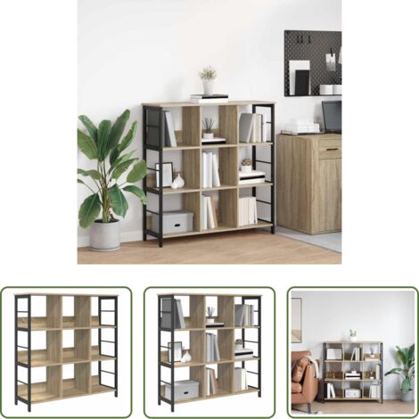 vidaXL Scaffali -  Libreria Rovere Sonoma 102 x 32 x 104,5 cm Legno multistrato