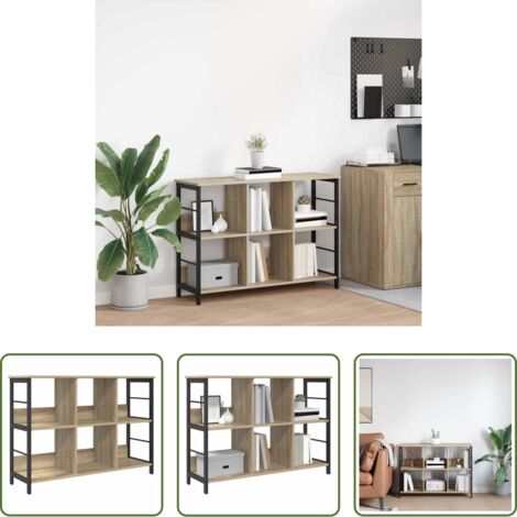 vidaXL Scaffali -  Libreria Rovere Sonoma 102 x 32 x 72,5 cm Legno multistrato