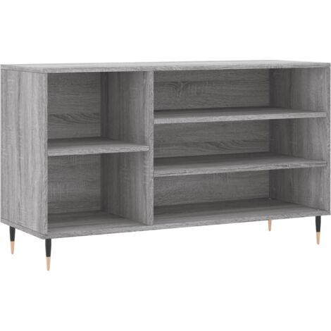 vidaXL Scarpiera Grigio Sonoma 102x36x60 cm in Legno Multistrato