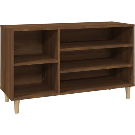 vidaXL Scarpiera Rovere Marrone 102x36x60 cm in Legno Multistrato