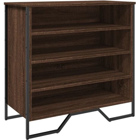 vidaXL Scarpiera Rovere Marrone 80x38x78 cm in Truciolato