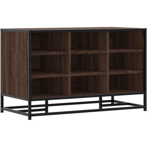 vidaXL Scarpiera Rovere Marrone 84x40x53,5 cm Truciolato e