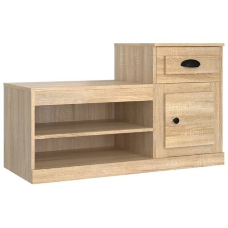 vidaXL Scarpiera Rovere Sonoma 100x42x60 cm in Legno Multistrato