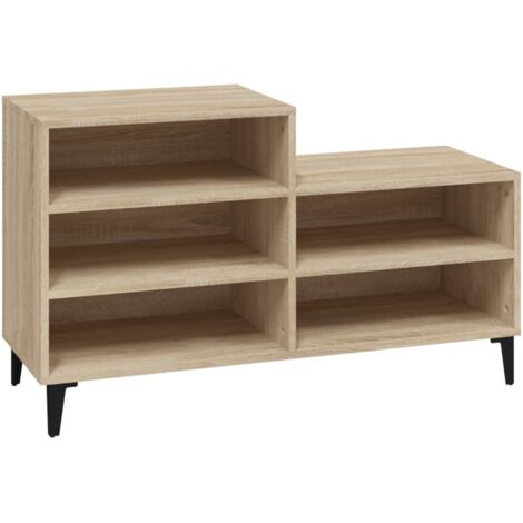 vidaXL Scarpiera Rovere Sonoma 102x36x60 cm in Legno Multistrato