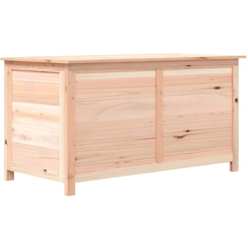 Scatola per Cuscini da Esterno 100x50x56cm Legno Massello Abete Vidaxl Marrone