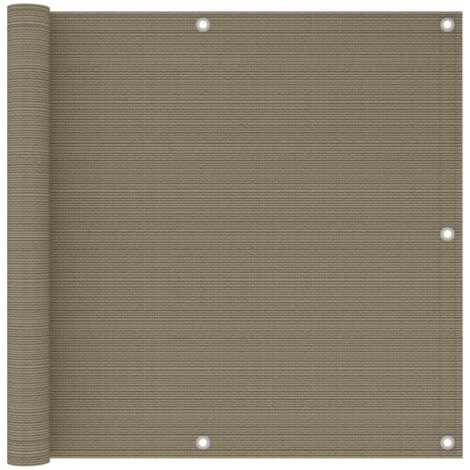 vidaXL Schermo Frangivista per Balcone Grigio Talpa 90x300 cm in HDPE