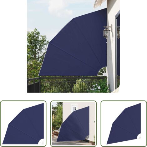 vidaXL Schermo per terrazza -  Schermo di Privacy per Balcone Blu navy 210 x 210 cm Poliestere