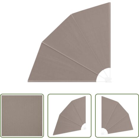 vidaXL Schermo privacy terrazza -  Schermo di Privacy per Balcone Talpa 160 x 160 cm Poliestere