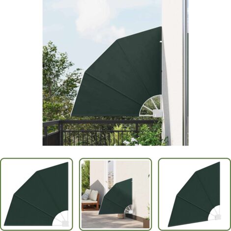 vidaXL Schermo privacy terrazza -  Schermo di Privacy per Balcone Verde Scuro 115 x 115 cm