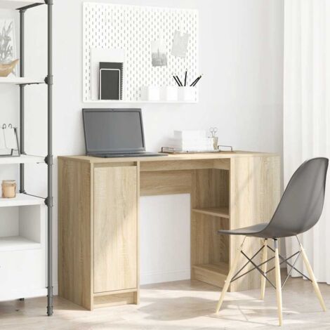 vidaXL Schreibtisch Sonoma-Eiche 120x42x76 cm Holzwerkstoff