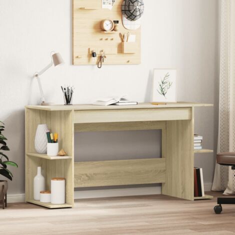 vidaXL Schreibtisch Sonoma Eiche 140x50x75 cm ausIngenieurholz