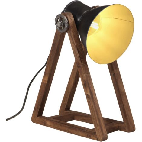 vidaXL Schreibtischlampe 25 W schwarz 30x17x40 cm E27