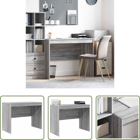 vidaXL Scrivania da ufficio -  Scrivania Grigio Sonoma 100 x 50 x 76 cm