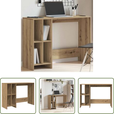 vidaXL Scrivania da ufficio -  Scrivania Rovere Artigianale 102,5x35x75cm in Legno Multistrato