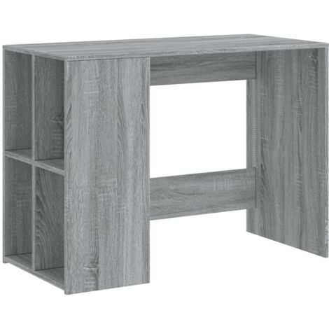 vidaXL Scrivania Grigio Sonoma 102x50x75 cm in Legno Multistrato