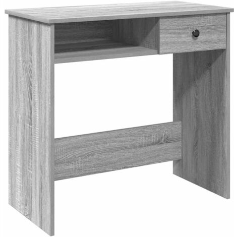 vidaXL Scrivania Grigio Sonoma 80x40x75 cm in Legno Multistrato