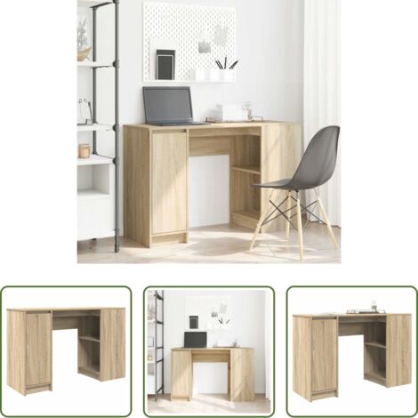 vidaXL Scrivania in legno multistrato -  Scrivania Rovere Sonoma 120x42x76 cm in Legno Multistrato