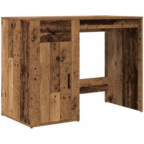 vidaXL Scrivania Legno Antico 100x49x75 cm in Legno Multistrato