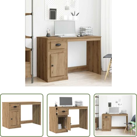 vidaXL Scrivania moderna -  Scrivania Rovere artigianale 50 x 115 x 75 cm Legno multistrato