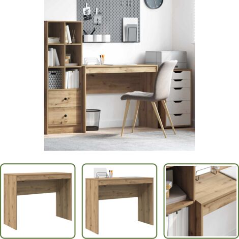 vidaXL Scrivania per ufficio -  Scrivania Rovere artigianale 100 x 40 x 76 cm