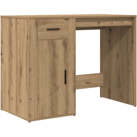 vidaXL Scrivania Rovere Artigianale 100x49x75 cm in Legno Multistrato