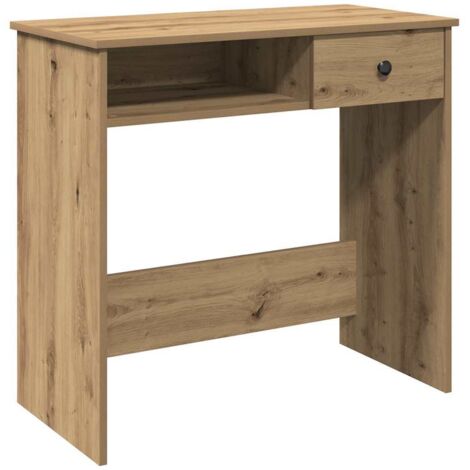 vidaXL Scrivania Rovere Artigianale 80x40x75 cm in Legno Multistrato