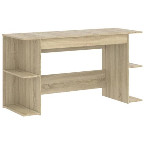 vidaXL Scrivania Rovere Sonoma 140x50x75 cm in Legno Multistrato