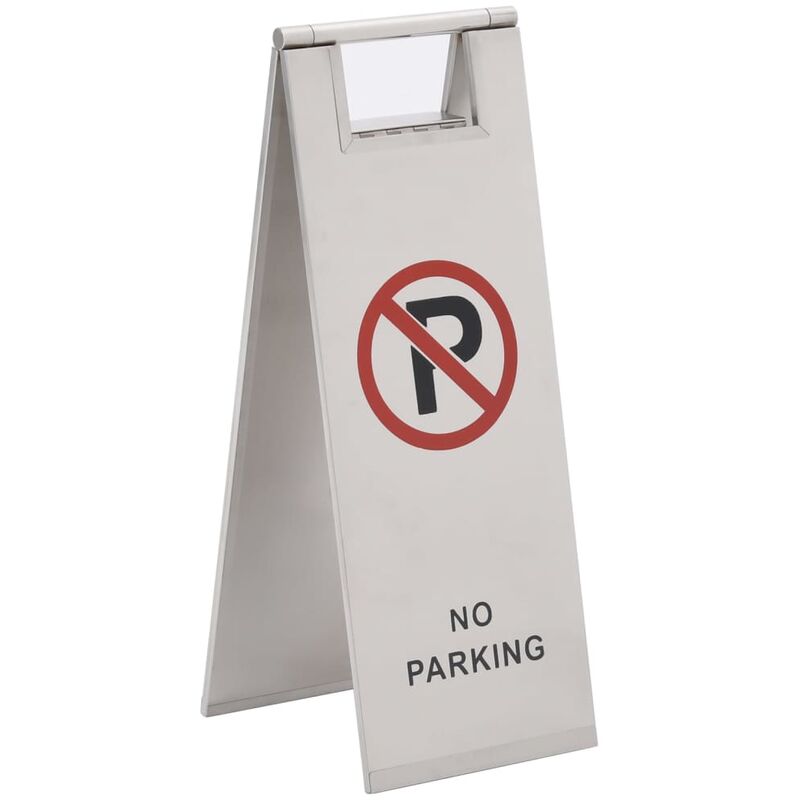 

vidaXL Señal de parking plegable acero inoxidable