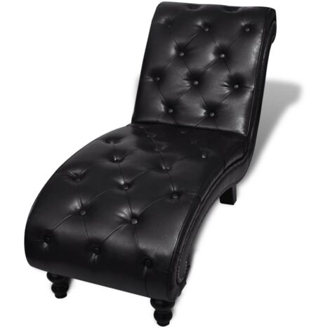 vidaXL Sedia a Sdraio Marrone in Similpelle