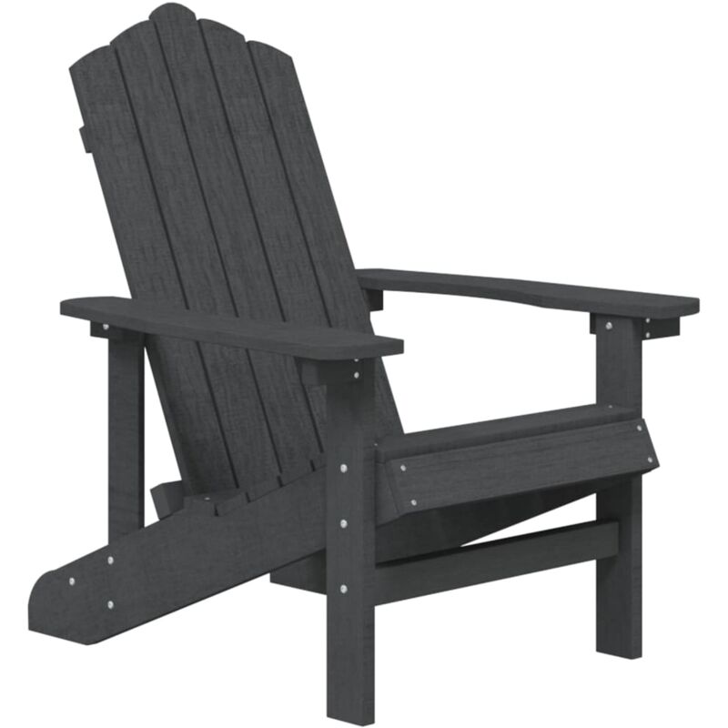 Sedia da Giardino Adirondack Antracite hdpe Vidaxl Antracite