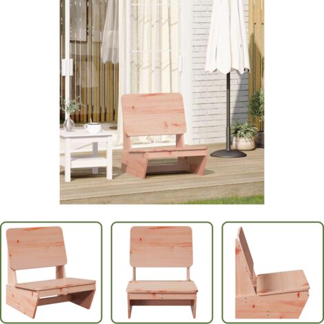vidaXL Sedia da giardino in legno massello -  Sedia da Giardino 60x64x70,5 cm in Legno Massello di Douglas