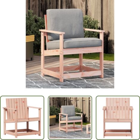 vidaXL Sedia da giardino in legno massello -  Sedia da Giardino 62x56x77 cm in Legno Massello di Douglas