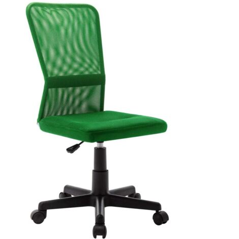 vidaXL Sedia da Ufficio Verde 44x52x100 cm in Tessuto a Rete