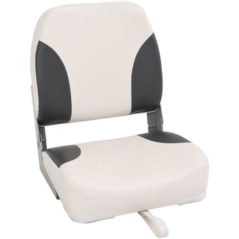 vidaXL Sedile Barca con Cinghia di Fissaggio Pieghevole 41x36x48 cm
