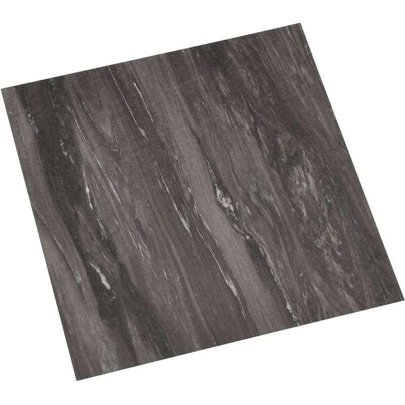 Vidaxl - Self-adhesive Flooring Planks 20 pcs PVC 1.86 m² Dark Grey - Grey