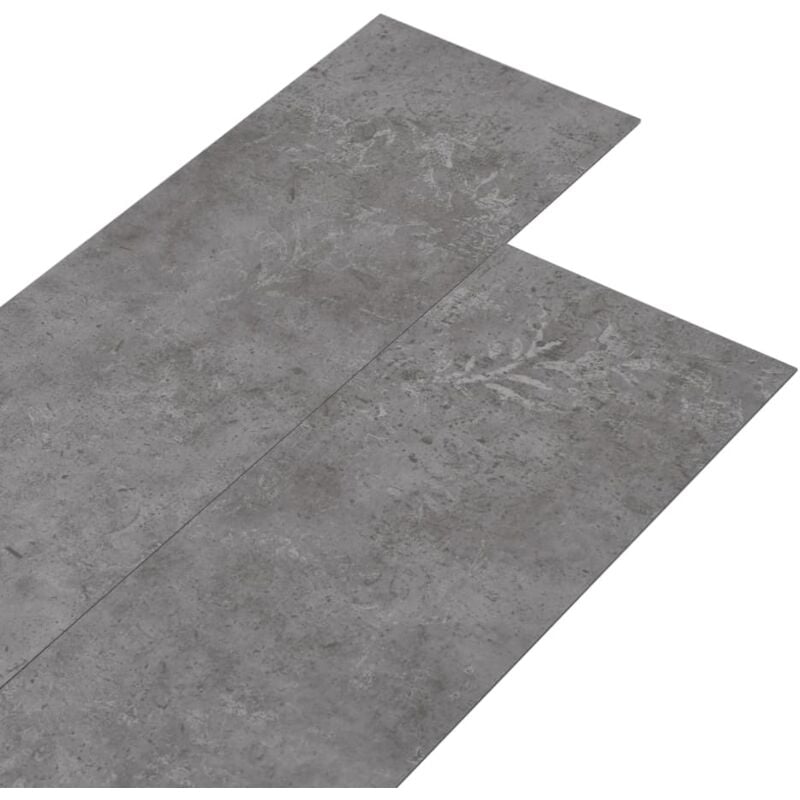 Vidaxl - Self-adhesive PVC Flooring Planks 5.21 m? 2 mm Concrete Grey - Grey