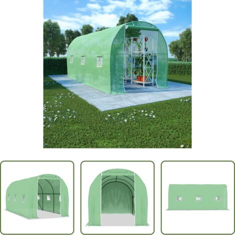 vidaXL Serra per piante -  Serra 9 m² 4,5x2x2 m
