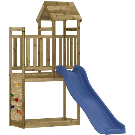 vidaXL Set da Gioco da Esterno in Legno di Pino Impregnato