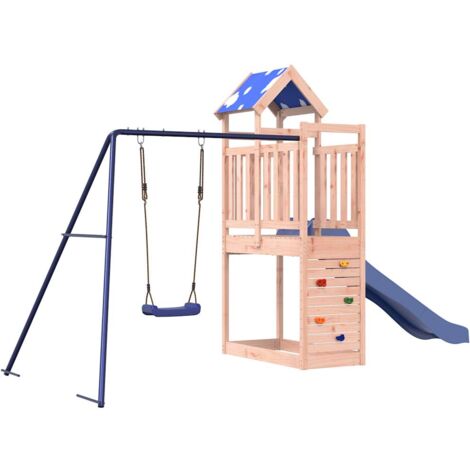 vidaXL Set da Gioco da Esterno in Legno Massello di Douglas