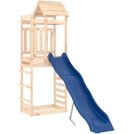 vidaXL Set da Gioco da Esterno in Legno Massello di Pino